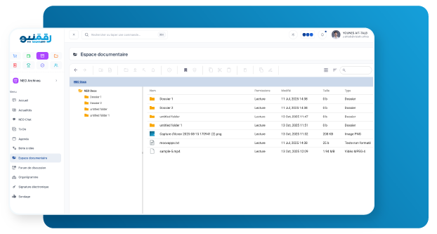 NEO Archives, SAE, GED, Gestion électronique des archives