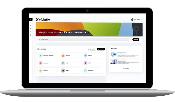 écran Visiativ Gestion immobilière IWMS