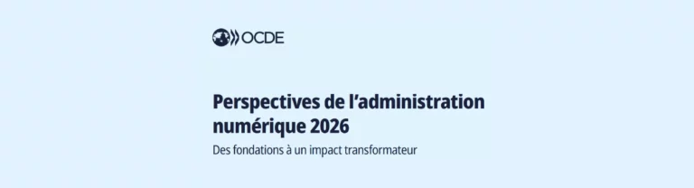 Perspectives de l'administration numérique 2026, OCDE